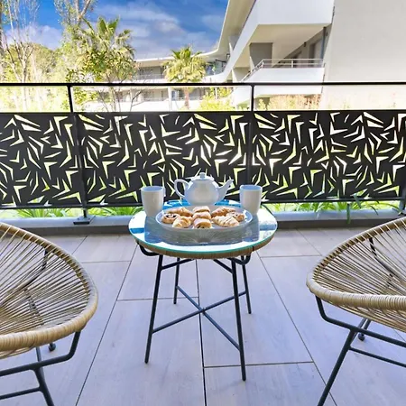 06ah - Superb Waterfront T2 - Swimming Pool Apartment Villeneuve-Loubet